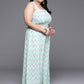 Ahalyaa Women's Traditional wear Co-ords - Blue - Swadesiicart