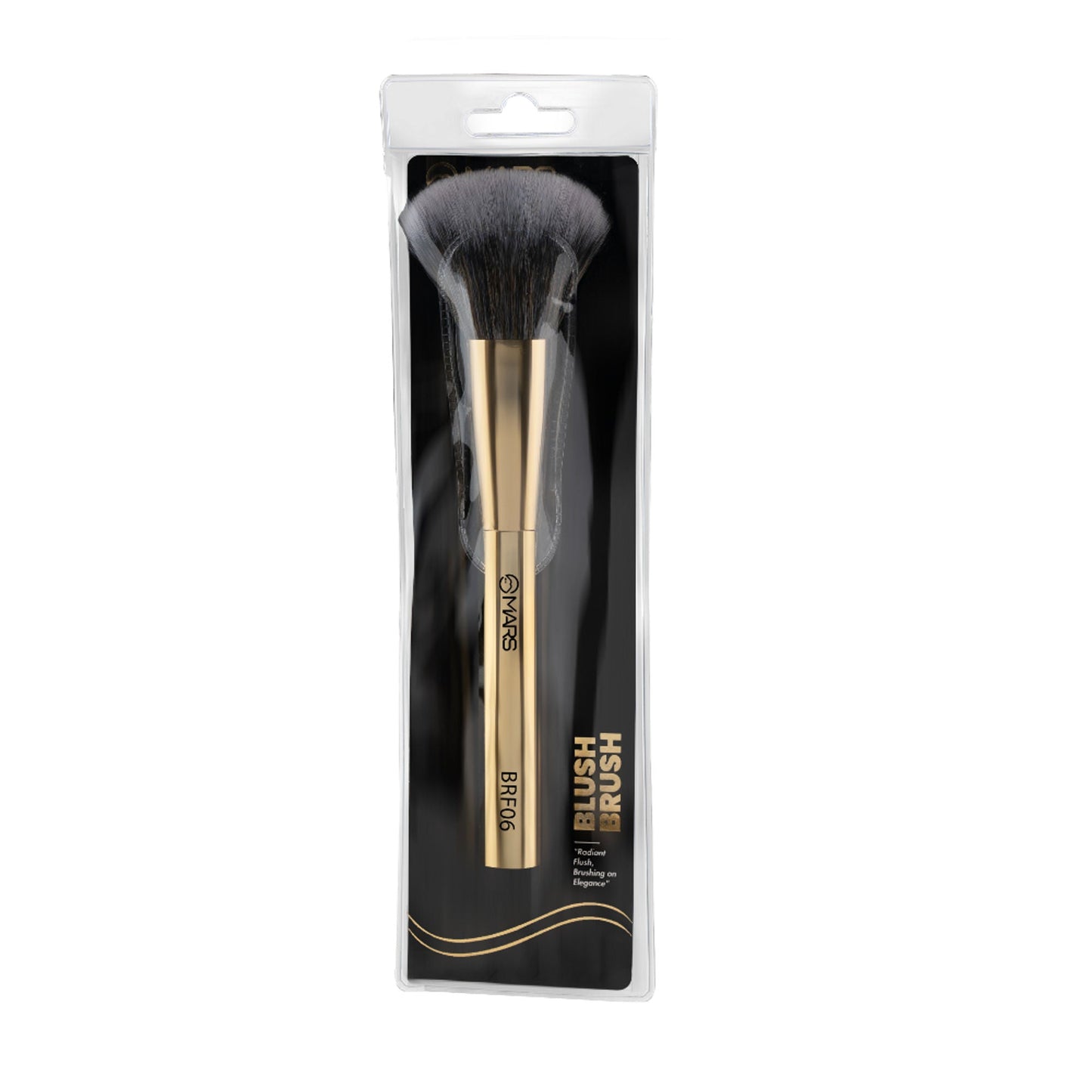 MARS Cosmetics Artist's Arsenal Professional Blush Brush - Golden - Swadesiicart