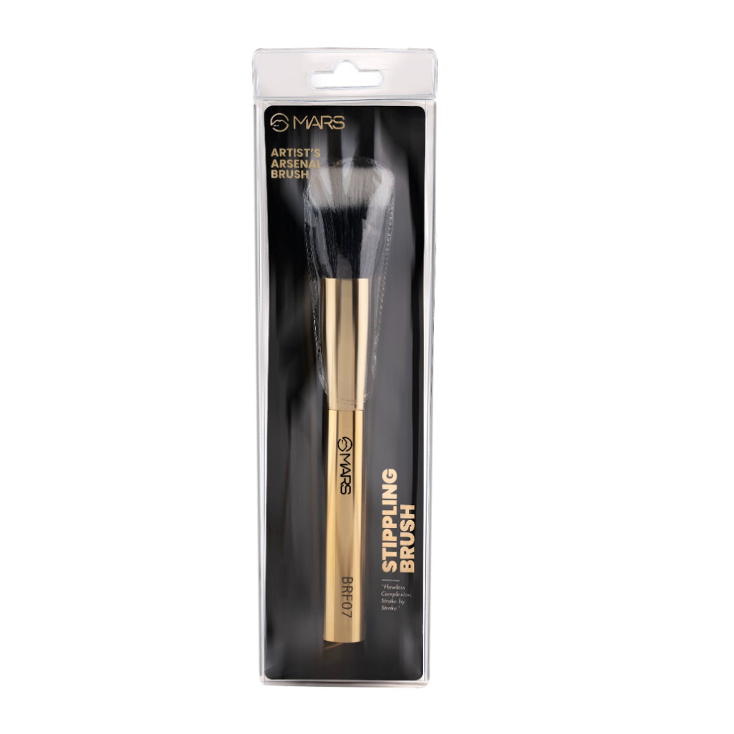 MARS Cosmetics Artist's Arsenal Professional Stippling Brush - Golden - Swadesiicart