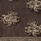 Saree Mall Brown Floral Linen Blend Banarasi Saree | Swadesiicart