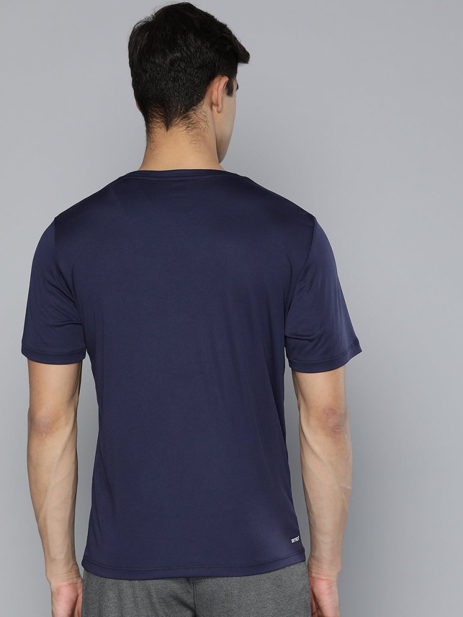 Alcis Anti Static Applique Slim Fit Running T-shirt | Swadesiicart