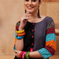 Anouk Ethnic Motifs Printed Round Neck Straight Kurta - Swadesiicart