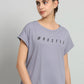 MKH Typography Printed Relaxed Fit Dri-Fit T-shirt - Swadesiicart