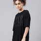 MKH Typography Printed Relaxed Fit Sheer Dri-FIT T-shirt - Swadesiicart