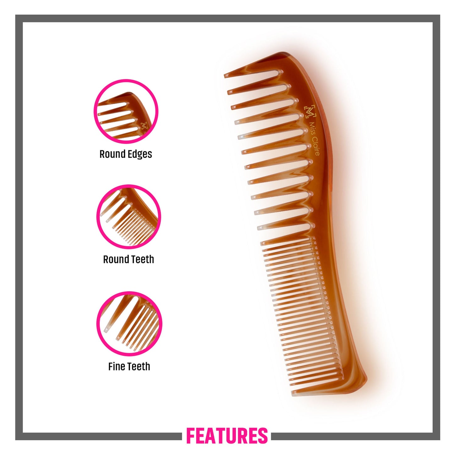 Miss Claire C114Tt Hair Comb | Swadesiicart