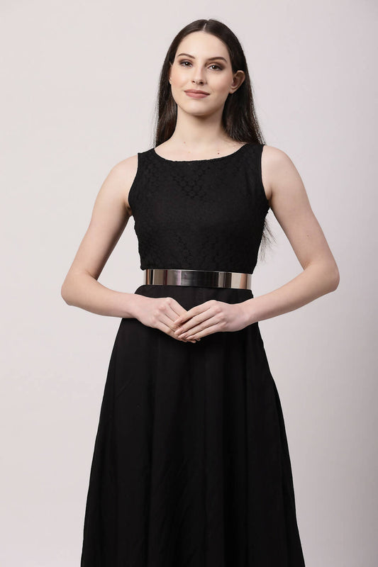 NVR Women Circular Silver Plated Adjustable Broad Belt | Swadesiicart
