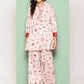 Ahalyaa Women's Traditional Wear Co-ods - Peach | Swadesiicart