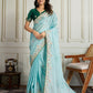 Ai Fashion Sky Rangoli Silk Embroidery Party Wear Saree