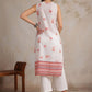 Anouk Women Geometric Printed Chikankari Kurta | Swadesiicart