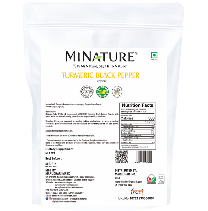 Minature Turmeric Black Pepper Organic Powder | Swadesiicart