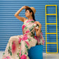 Tikhi Imli Floral Printed Poly Crepe Saree | Swadesiicart