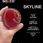 Boxco Skyline Hand Stiched Four Piece Cricket Leather Ball (Pack of 6) - Swadesiicart
