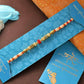 Beads Stones Rakhi & Handmade Assorted Chocolates Combo