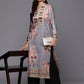 Ahalyaa Women's Traditional wear Kurta - Grey | Swadesiicart