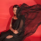 Tikhi Imli Zari Striped Saree | Swadesiicart