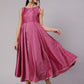 Aks Woven Design Gotta Patti Anarkali Kurta