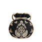 Masq Black & Gold-Toned Embroidered Potli Clutch - Swadesiicart