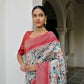 Vishnu Weaves Women's Blue Banarasi Silk Saree with Blouse - Swadesiicart
