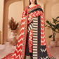 Aayaa Designer Winter Collection Printed Saree With Shawl - Multi Color