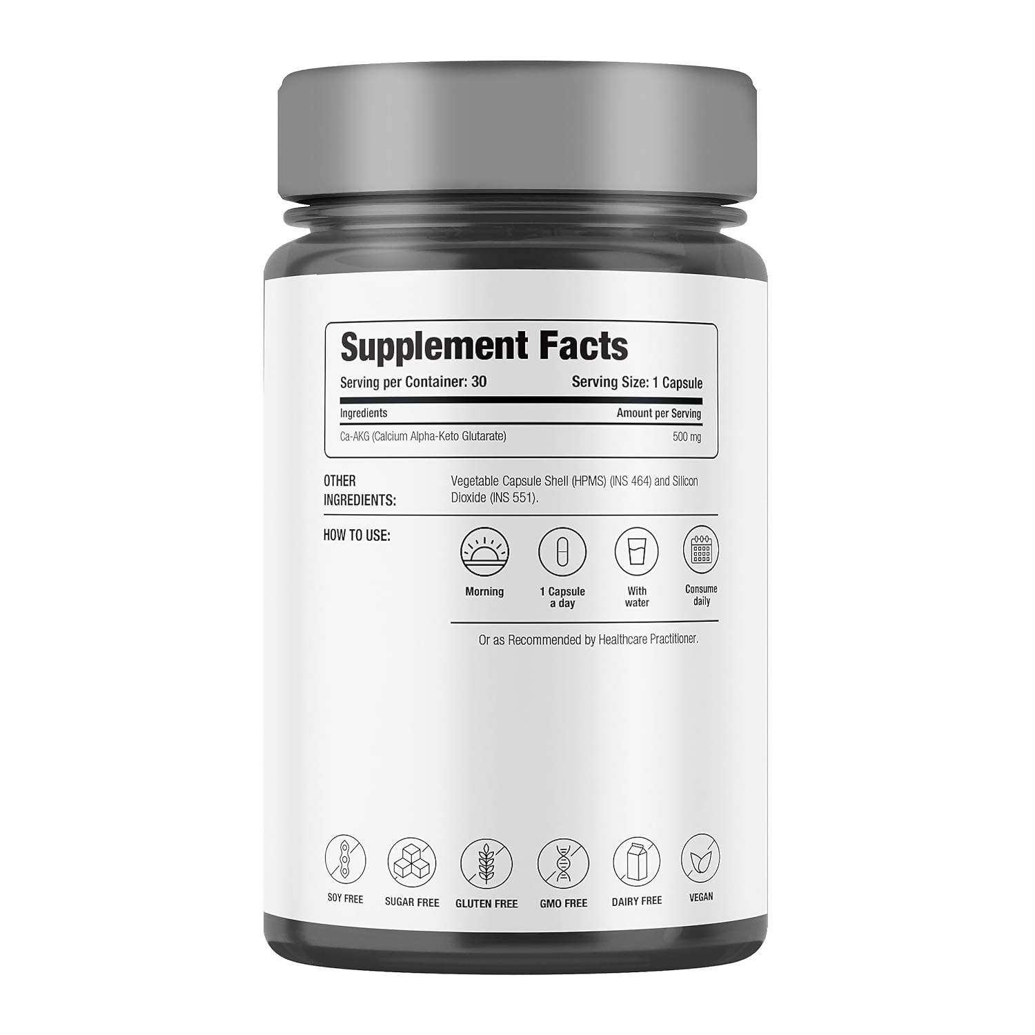 Decode Age Ca AKG Supplement Capsules | Swadesiicart