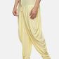 Sethukrishna Men Yellow Solid Dhoti Pant | Swadesiicart