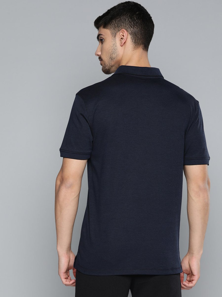 Alcis Men Polo Collar Anti Static Slim Fit Sports T-shirt | Swadesiicart
