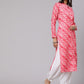Aks Floral Printed Straight Kurta