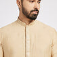 Ethnic India Beige Men's Kurta Ethnic Motifs | Swadesiicart
