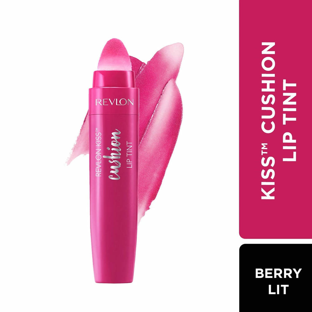 Revlon Kisstty Kiss Cushion Lip Tint - Berry Lit - Swadesiicart