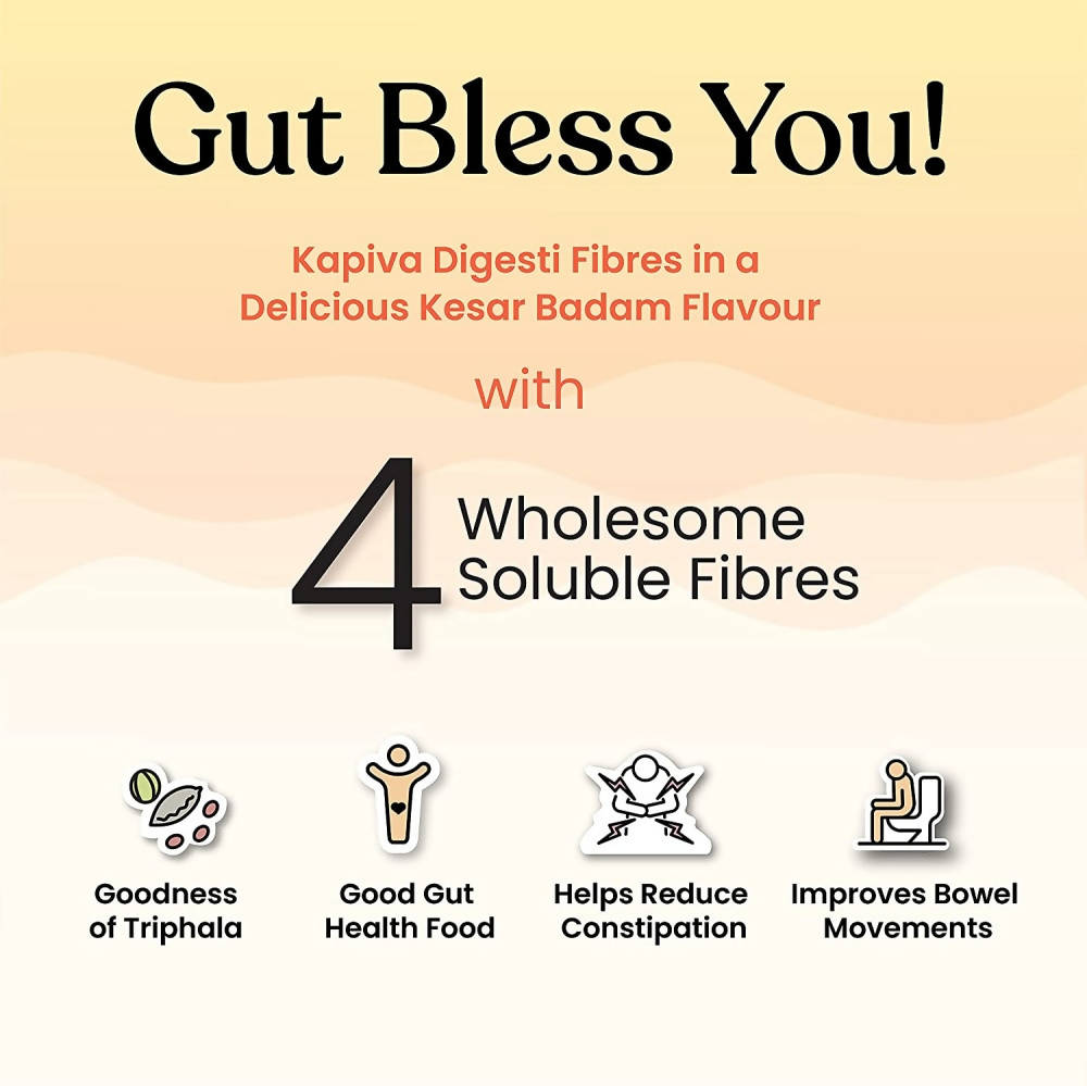 Kapiva Ayurveda Kesar Badam Digesti Fibres | Swadesiicart