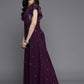 Ahalyaa Women's Traditional wear Kurta Set - Burgundy | Swadesiicart