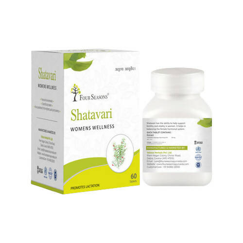 Four Seasons Shatavari Womens Wellness Tablets - Swadesiicart