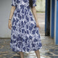 Aayaa Designer Printed One Piece Dress - Multi Color