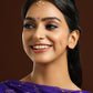 Ruby Raang Gold Square with Pearls Kundan Maang Tikka | Swadesiicart