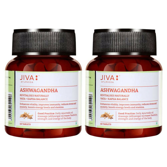 Jiva Ayurveda Ashwagandha Tablets - Jiva Ayurvedic