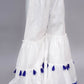 Lil Drama Shor-Gul Blue Kurta Sharara and Bustier Set For Girls | Swadesiicart
