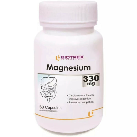 Biotrex Magnesium 330Mg Capsules | Swadesiicart