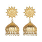 Joban Fashion Women Matte Gold Brass Jhumka | Swadesiicart