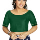Aastha Fashion Women's Green Art Silk Designer Party Wear Readymade Blouse