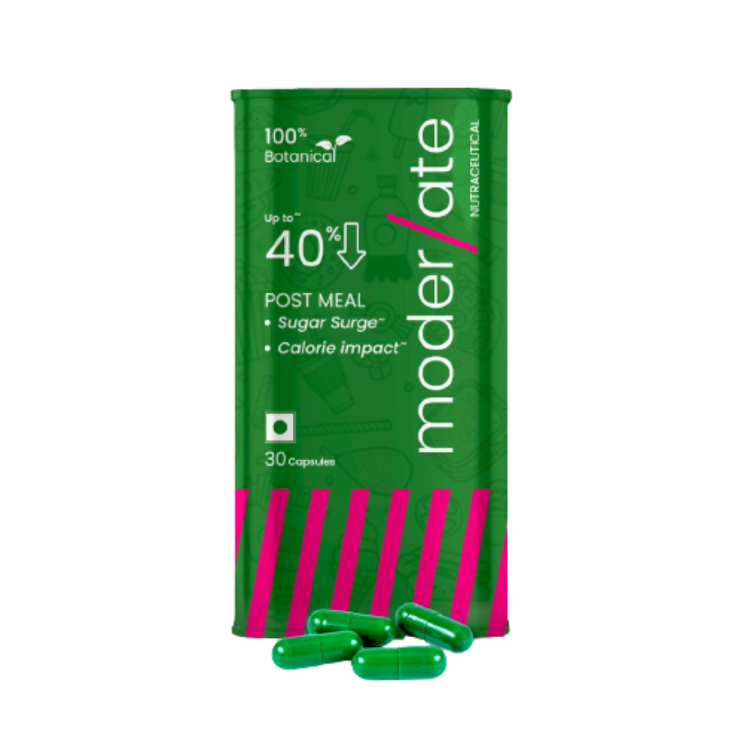 ForMen Moderate 100% Botanical Post Meal Capsules - Swadesiicart