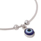 NVR Women Silver Evil Eye Adjustable Bracelet - Swadesiicart