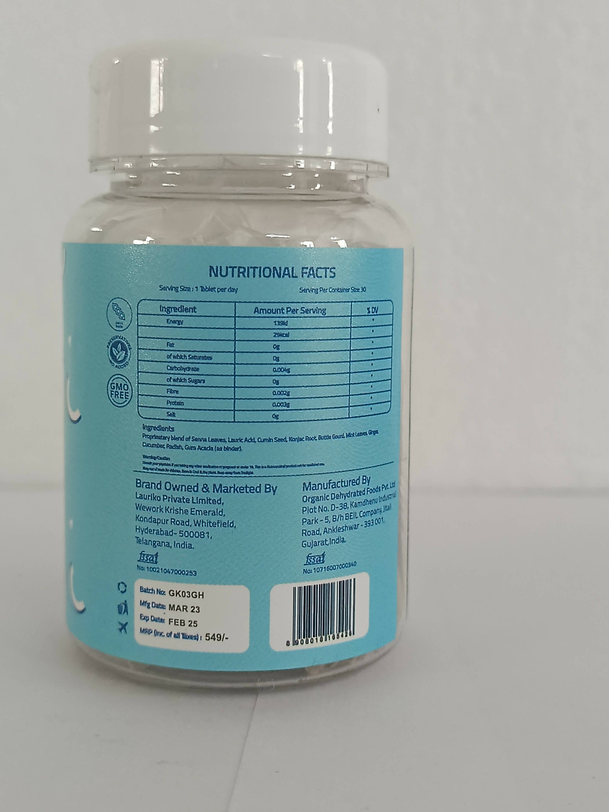 Laurik Gut Clean Tablets For Constipation Relief And Digestive Health | Swadesiicart