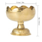 Spillbox Gold-Toned Brass Big Diya Pooja Essential | Swadesiicart