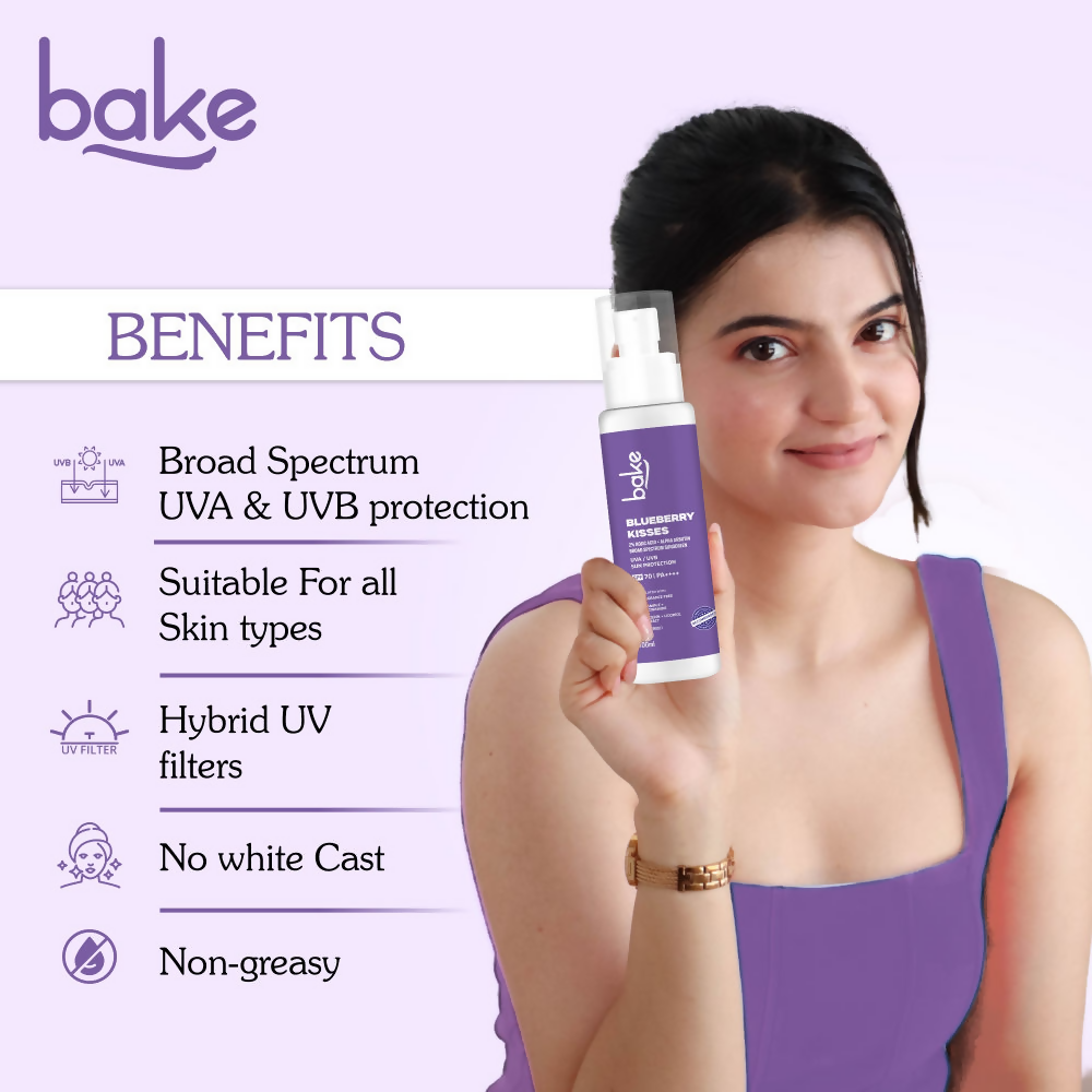 Bake 2% Kojic Acid Sunscreen Spf 70 With Alpha Arbutin & Niacinamide | Swadesiicart