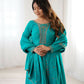 Joban Fashion Rama Kurta Set Chanderi Sequence Embroidery Work - Swadesiicart