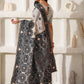 Shree Shyam Fashion Linen Cotton Black & Cream Saree