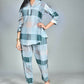Morchari Digital Print Semi Muslin Co-Ord Set Top & Trouser-Multicolor - Swadesiicart