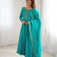 Joban Fashion Rama Kurta Set Chanderi Sequence Embroidery Work - Swadesiicart