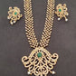 Ad Emerald Peacock Bridal Necklace With Earrings