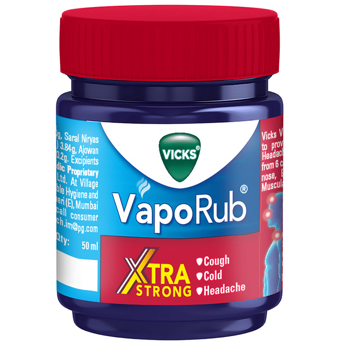 Vicks Vaporub Xtra Strong Balm - Swadesiicart